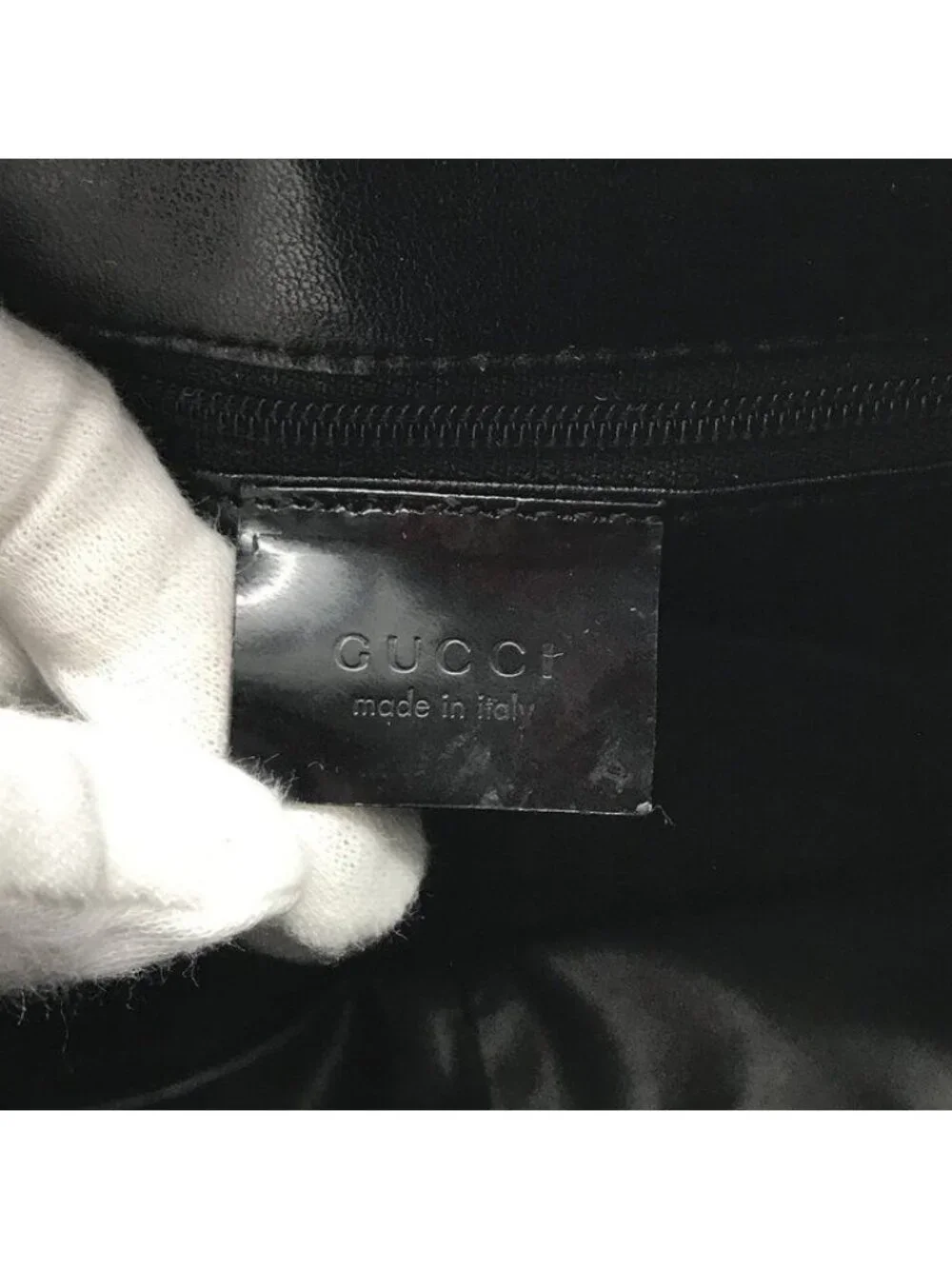 Gucci Patent Leather Tom Ford Era Bag Black Bag